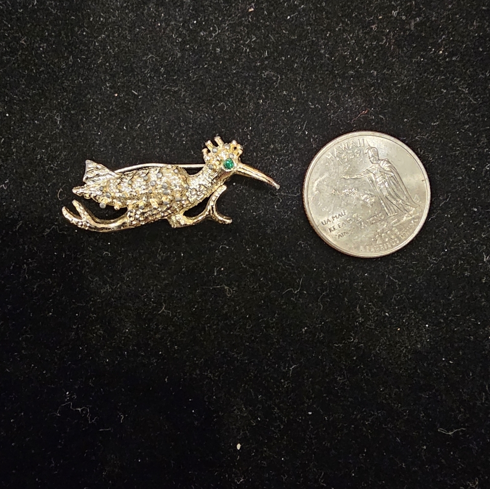 Vintage Road Runner Brooch